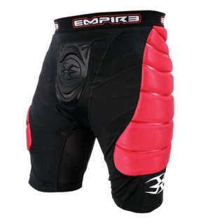 Защитные шорты Empire Grind Slide Shorts ZN youth черно-красные